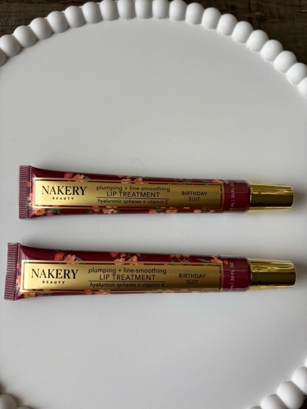 Nakery Beauty Plumping Lip Treatment - Birthday Suit (2-Pack)
